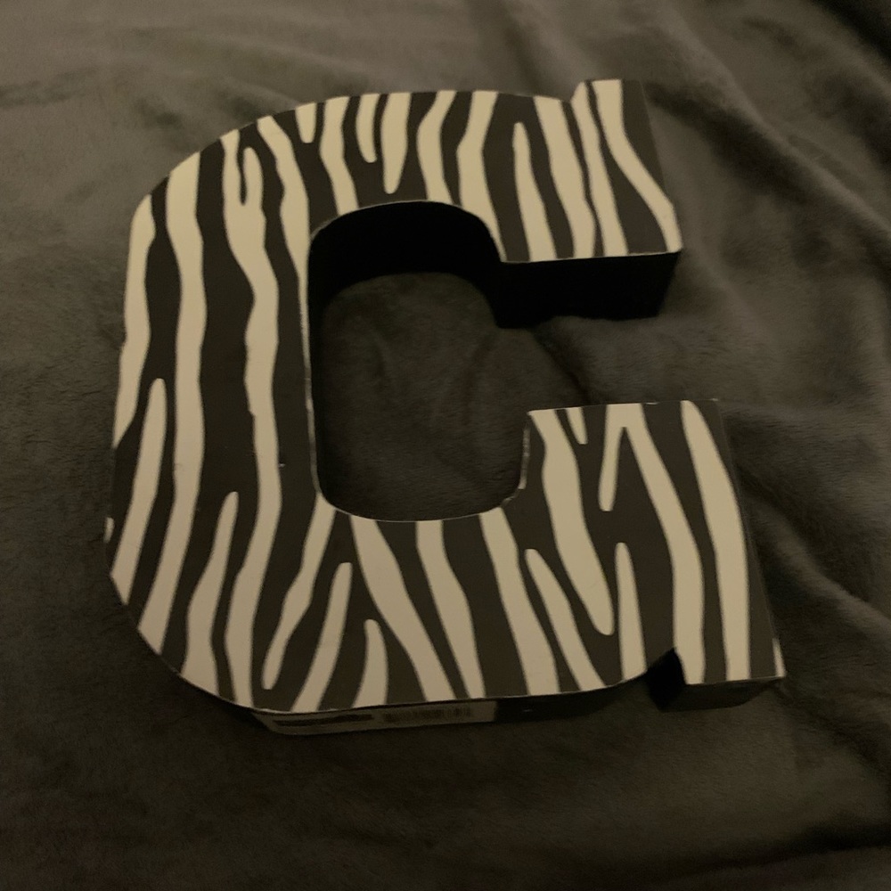 Letter "c" decorative piece